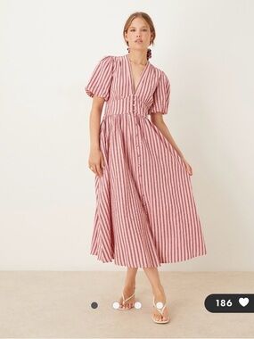Nobody’s Child Starlight Dress - Pink Stripe